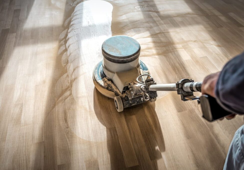 Oak Plank Buffing Finish